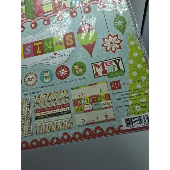 Echo Park Collection Kit 12"X12"-Santa's Christmas Delivery Scrapbook kit - Picture 3 of 5